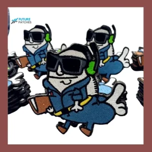 Premium custom embroidered patches for jackets and uniforms. Custom Embroidered ; PVC Patches