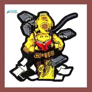 Custom woven patches with sharp details and smooth finish Woven Patches